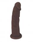 Fleshstixxx 7 inches Silicone Dildo No Balls Brown Sex Toy Product