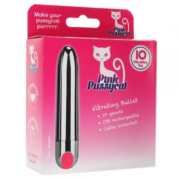 Pink Pussycat Silver Bullet Sex Toy Product