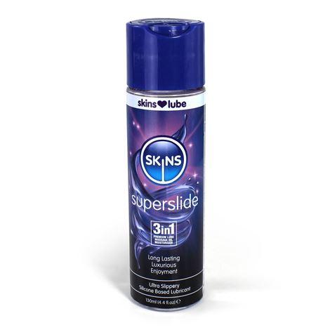 Skins Super Slide Silicone Based Lubricant 4.4 Oz Sex Toy Product