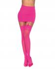 Thigh High Sheer Hot Pink O/s Sex Toy Product