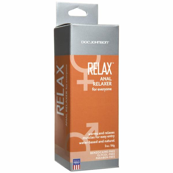 Relax Anal Relaxer for everyone 2oz Boxed Sex Toy Product