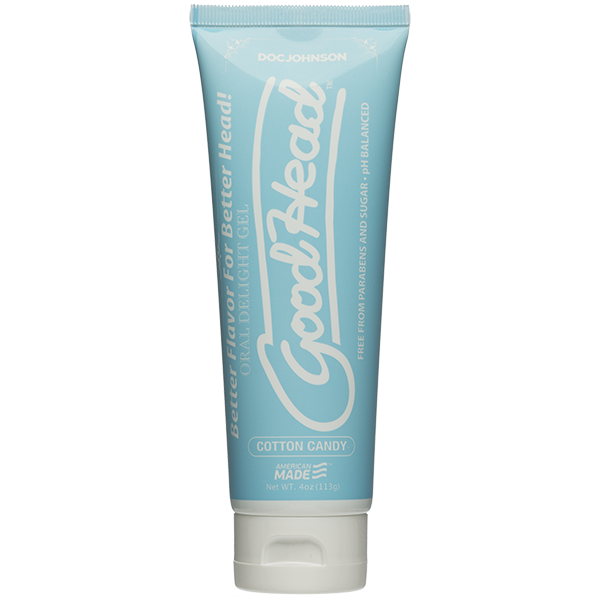 Goodhead Oral Delight Gel Cotton Candy Tube 4oz Sex Toy Product
