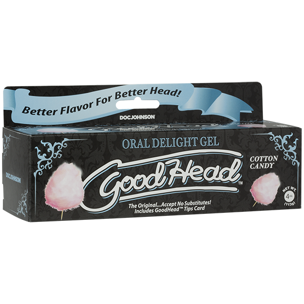 Goodhead Oral Delight Gel Cotton Candy Tube 4oz Sex Toy Product