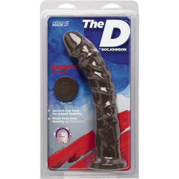 D Ragin D 10 inches Chocolate Ultraskyn Brown Dildo Sex Toy Product