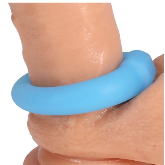 Rock Solid Mega Ring Blue Glow Sex Toy Product