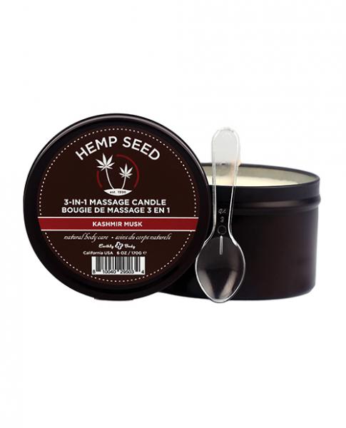 Hemp Seed 3-in-1 Candle Kashmir Musk 6oz Sex Toy Product