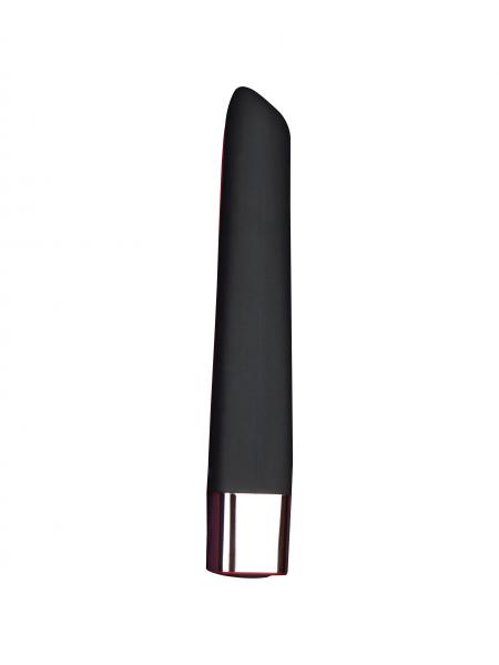 Edonista Quinn Silicone Bullet Vibrator Black 10 Modes Sex Toy Product