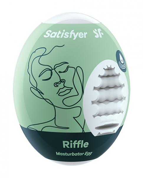 Satisfyer Riffle Masturbator Egg Light Green (net) Sex Toy Product