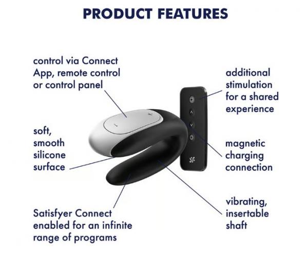 Satisfyer Double Fun Black, alternate view