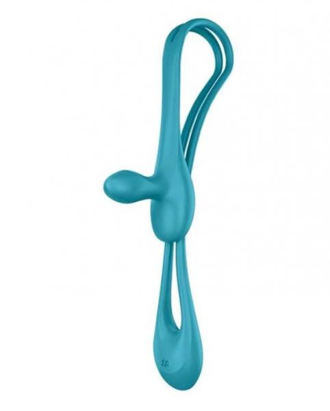 Satisfyer Plug & Play 1 Vibrator - Blue/green, alternate view