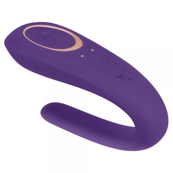 Partner Couples U-Shaped Vibrator Purple Sex Toy Product