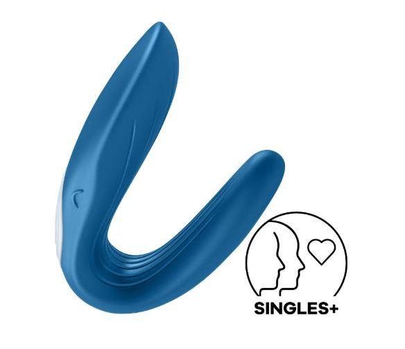 Satisfyer Partner Whale Blue Vibrator by Partner Vibrator, alternate view 5
