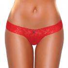 Vibrating Panties Vibe Pocket Red M/L