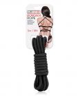 Lux Fetish Bondage Rope 3m Black Sex Toy Product