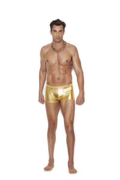 Gold Lame Boxer Brief S/m Sex Toy Product