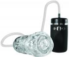 Vibrating & Sucking Blowjob Stroker Clear Sex Toy Product