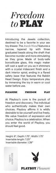 Playboy Jewels Wand Sex Toy Product