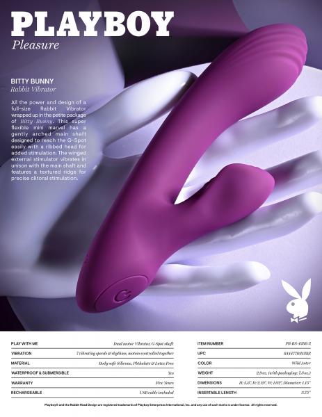 Playboy Bitty Bunny Sex Toy Product