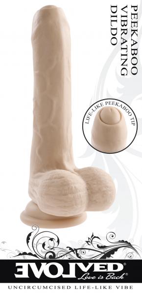 Evolved Peek A Boo Vibrating Dildo Light Sex Toy Product