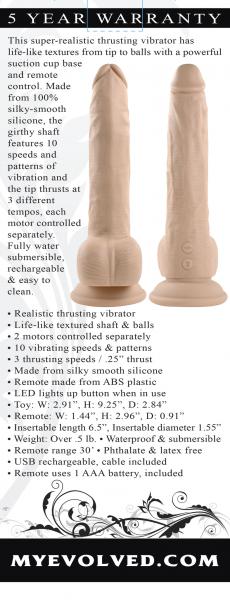 Evolved Thrust In Me Light Sex Toy Product