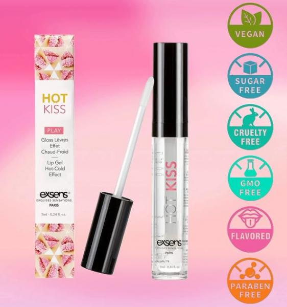 Exsens Of Paris Hot Kiss Play Lip Gloss - Strawberry