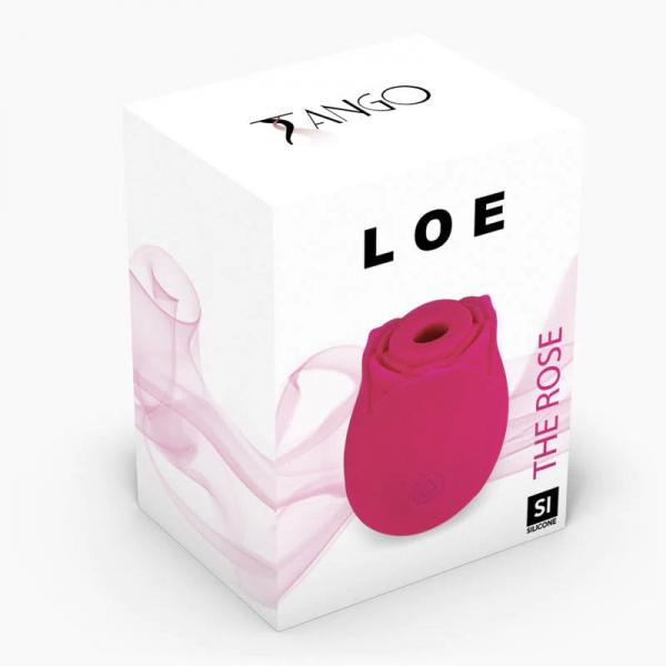 Loe The Rose Premium Suction Stimulator Neon Pink Sex Toy Product