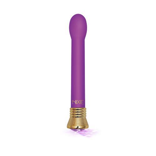 Nixie Jewel Satin Bulb Vibe Amethyst Sex Toy Product