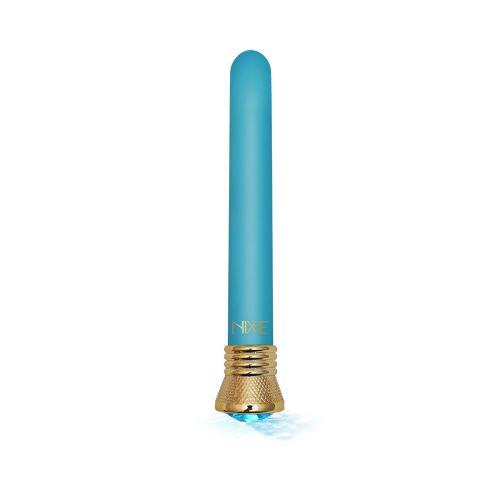 Nixie Jewel Satin Classic Vibe Aquamarine Sex Toy Product