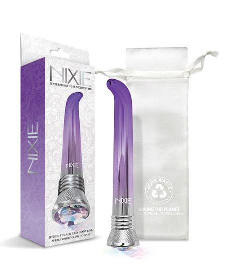 Nixie Jewel Ombre G Spot Vibe Purple Ombre Glow Sex Toy Product