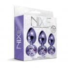 Nixie Metal Plug Trainer Set Purple Metallic Sex Toy Product