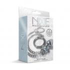 Nixie Metal Plug & Cuff Set Silver Small Sex Toy Product