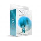 Nixie Metal Plug W/ Ombre Tail Medium Blue Metallic Sex Toy Product