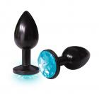 The Silver Starter Anodized Bejeweled Steel Plug Aqua Sex Toy Product