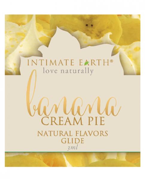 Intimate Earth Banana Cream Pie Glide Foil Pack .1oz Sex Toy Product