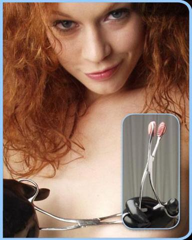 Forceps W/ Rubber Tips Sex Toy Product