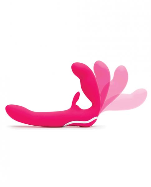 Happy Rabbit Rechargeable Pink Vibrating Strapless Strap On Sex Toy Product