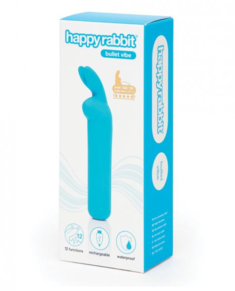 Happy Rabbit Rabbit Ears Bullet Vibe Blue Sex Toy Product