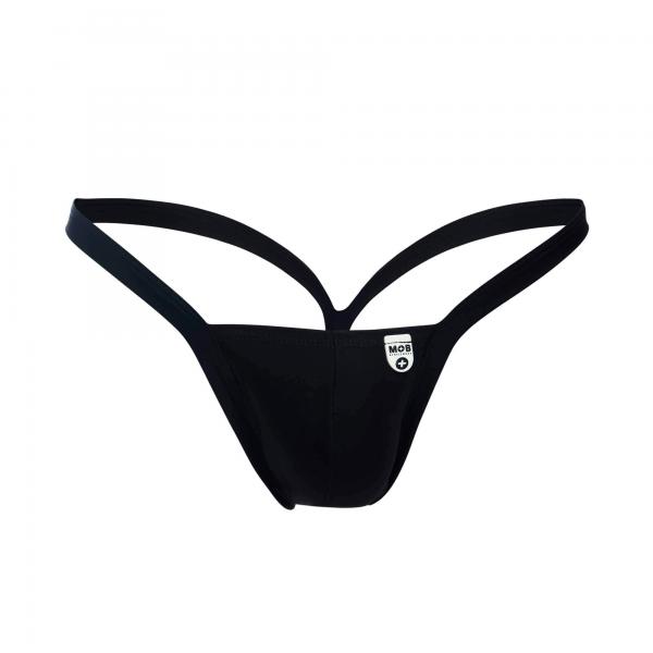 Mob Y Buns Thong Black Medium Sex Toy Product