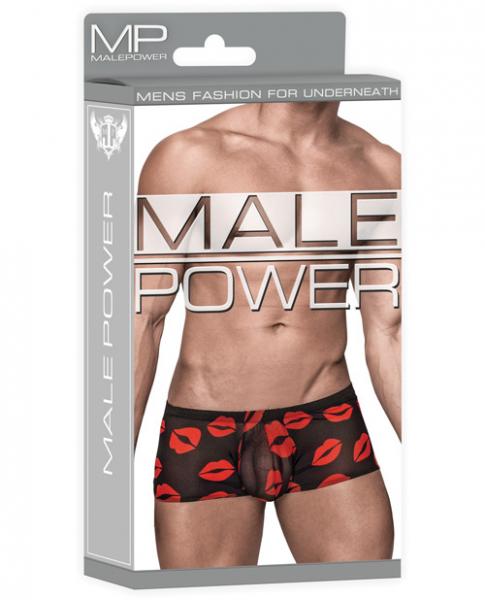 Male Power Kiss Me Mini Short Sheer Lips Xl, alternate view 5
