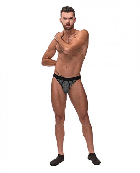 Peak Performance Sport Jock Grey/black L/lx Sex Toy Product