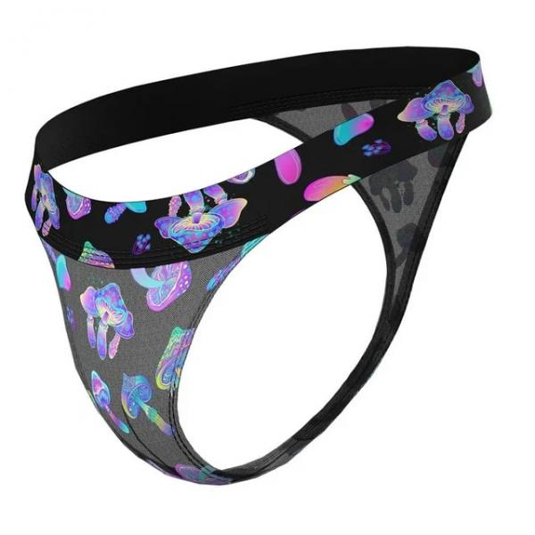Male Power Hazy Dayz Micro Thong Mushrooms L/xl, alternate view