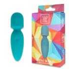 Wild Pop Vibe Mini Wand Teal Sex Toy Product