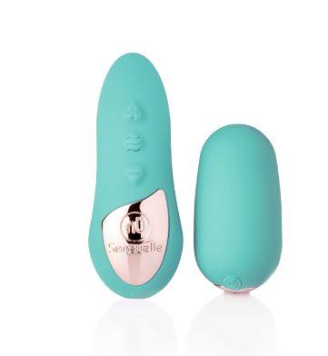 Sensuelle Remote Control Petite Egg Vibrator Teal Blue Sex Toy Product