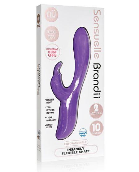 Sensuelle Brandii Bendable Rabbit Vibrator Purple Image 3