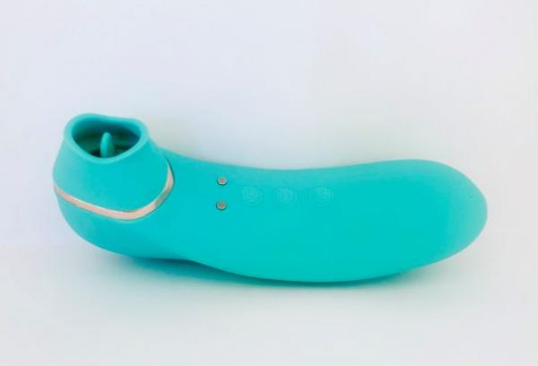 Sensuelle Trinitii Tongue Vibrator Electric Blue Image 2