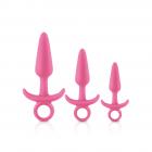 Firefly Prince Kit Pink 3 Piece Butt Plugs Sex Toy Product