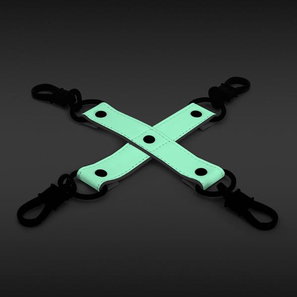 Glo Bondage Hog Tie Green Sex Toy Product