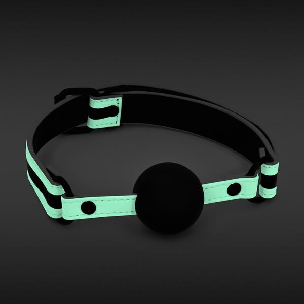 Glo Bondage Ball Gag Green Sex Toy Product