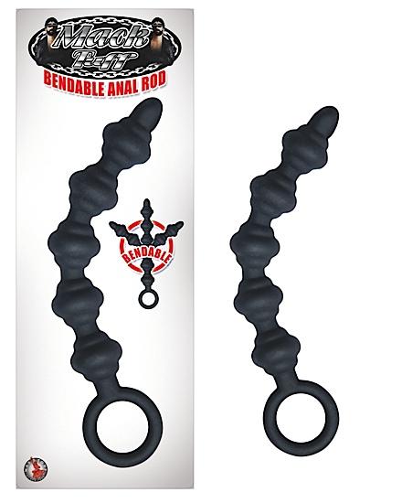 Mack Tuff Bendable Anal Rod Black Sex Toy Product