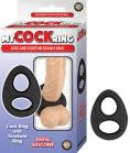 My Cockring Cock & Scrotum Double Ring Black Sex Toy Product